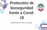 Protocolos de bioseguridad frente a Covid-19