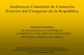 Audiencia Comisión de Comercio Exterior del Congreso de la ...