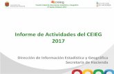 Informe de Actividades del CEIEG 2017