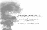 Estimación de emisiones atmosféricas producidas por las ...
