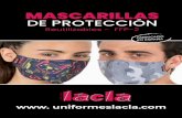 MASCARILLAS DE PROTECCIÓN - Uniformes Lacla
