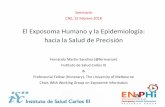 El Exposoma Humano y la Epidemiología: hacia la Salud de ...