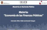 Materia: Economía de las Finanzas Públicas