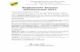 Reglamento Interno Institucional 2021 - Colegio Rosa de Lima