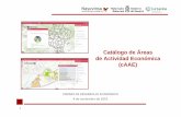 Catálogo de Áreas de Actividad Económica (cAAE)