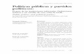 Políticas públicas y partidos políticos Págs. 109-132 ...