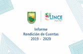 Informe Rendición de Cuentas 2019 - 2020