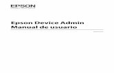 Epson Device Admin Manual de usuario