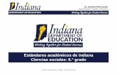 Estándares académicos de Indiana Ciencias sociales: 6.° grado