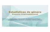 XII Encuentro Internacional de Estadísticas de Género ...