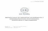 INSTRUCTIVO DE PROCESOS ACADÉMICOS Y ADMINISTRATIVOS ...