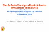 Plan de Control Local para Rendir & Cuentas Atualizaión ...