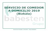 SERVICIO DE COMEDOR A DOMICILIO 2019 (Bizkaia)