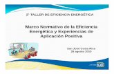 Marco Normativo de la Eficiencia Energética y Experiencias ...