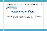 INFORME DE RENDICION DE CUENTAS JUNIO 2011 – MAYO 2012