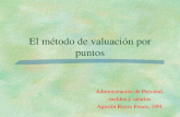 El m©todo de valuaci³n por puntos Administraci³n de Personal, sueldos y salarios Agust­n Reyes Ponce, 1991