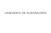 10.1UNIDADES DE ALBAÑILERÍA.