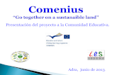 Presentaci³n a comunidad educativa (paneles). Proyecto Comenius