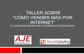 Taller: Cómo vender más por Internet
