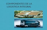 COMPONENTES DE LA LOGISTICA INTEGRAL COMPONENTES DE LA LOGSTICA LOGISTICA DE ENTRADA LOGISTICA DE SALIDA LOGISTICA INTEGRAL LOGISTICA INTERNA LOGISTICA